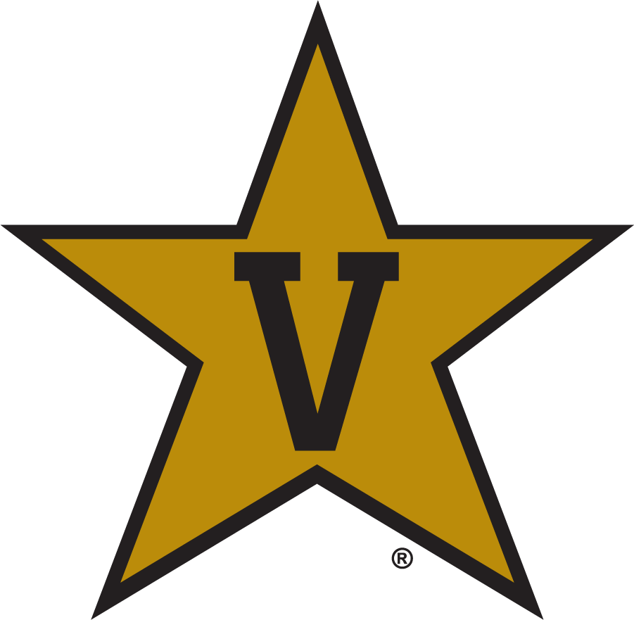 Vanderbilt Commodores 1987-2008 Secondary Logo diy iron on heat transfer
